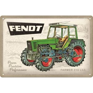Fendt – Farmer 310 LSA Skilt (20×30 cm)