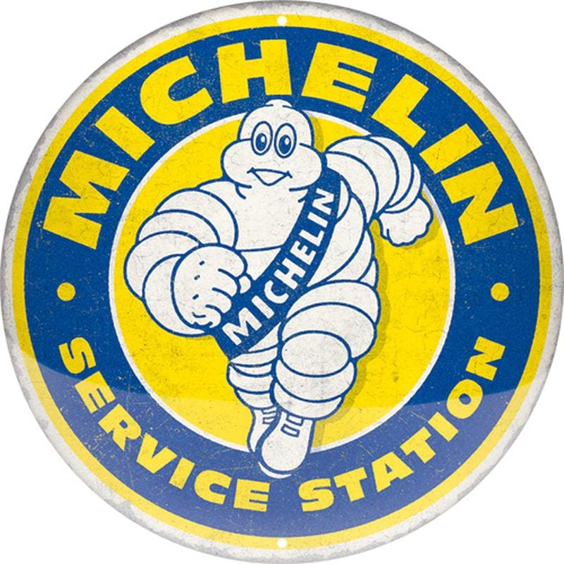 Michelin – Service Station Skilt Ø35 - Billede 2