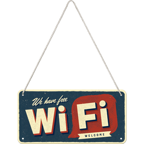 Skilt – 10×20 – Free Wi-Fi - Billede 3