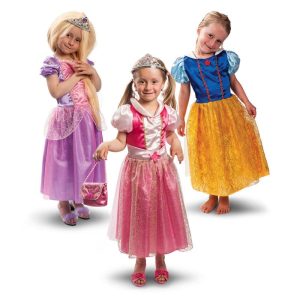 4-GIRLZ Prinsessekjoler (Str 4-7 År) – Flere Varianter!