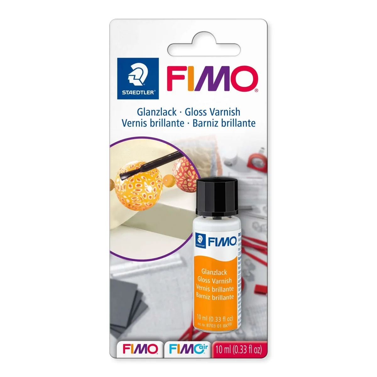 FIMO ACCES VANDBAS. LAK 10ML 1/BK