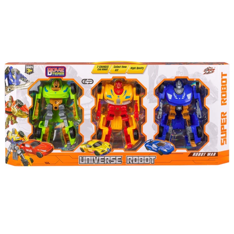 Boyz Team Transformerende Robotter (15cm) - Billede 2
