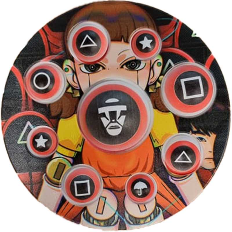 Dimple Fidget Toys Rund SquidGame (18X18 cm)(2) - Billede 2
